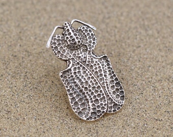 Lace Bug Pin / Tie Tack - Sterling Silver