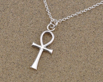 Ankh Pendant - Ancient Egyptian Key of Life - Sterling Silver
