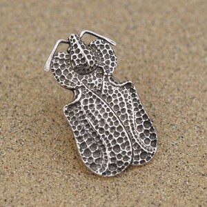 Lace Bug Pin / Tie Tack - Sterling Silver