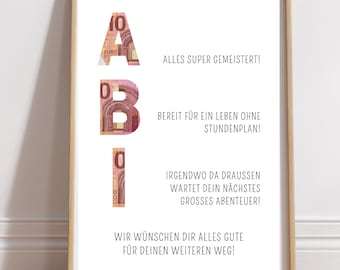 Graduation 2026 Money Gift for High School Graduation 2026 PDF School Leaving Gift Money Graduation Gift Girl Boy Download for Printing