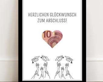 Prezent pieniężny na ukończenie szkoły, prezent na ukończenie 10 klasy, dyplom licencjata/magistra, szkolenie zawodowe, dyplom ukończenia szkoły średniej, pomysł na prezent, ukończenie szkoły średniej, prezent pieniężny