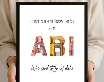 Graduation Gift 2026, School Leaving Certificate, Printable Money Gift, Graduation Gift for Girls & Boys, Graduation 2026 Money Gift