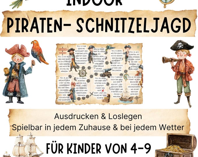 Piraten Schatzsuche Aufgaben Fur 6 Jahrige