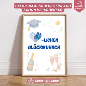 Geschenk zum Abschluss bestandene Abschlussprüfung  Abschlussgeschenk für 10. Klasse, Bachelor, Master & Ausbildung Geldgeschenk