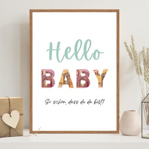 Birth Money Gift PDF Baby Gift Boy Girl Money Gift Hello Baby Template Packaging Download to Print