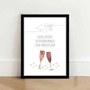 Abschlussgeschenk 10. Klasse  Bachelor Master Ausbildung Abitur Geschenkidee Geldgeschenk zum Abschluss