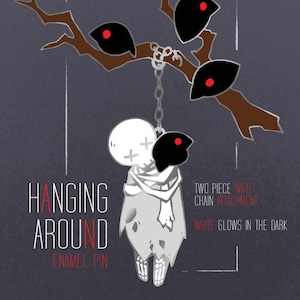 Hanging Around Enamel Pin