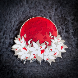 Bloedmaanaanwezigheid [emaille pin]