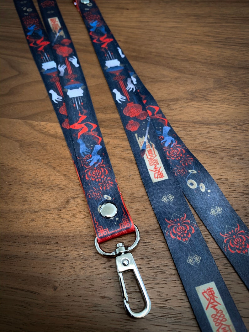 Jiangshi Aesthetics lanyard Etsy