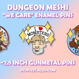 Pin de esmalte Dungeon Meshi Laios Chilchuck Senshi