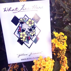 Yellow Jasmine Mouse Enamel Pin