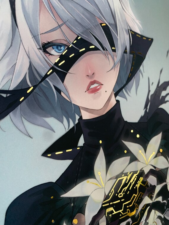 Nier Automata Foil Print - Etsy