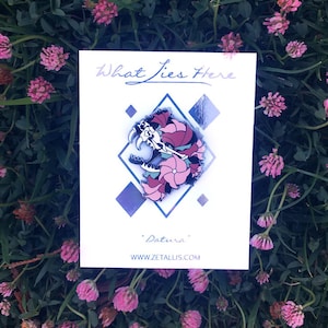 Datura Snake Enamel Pin