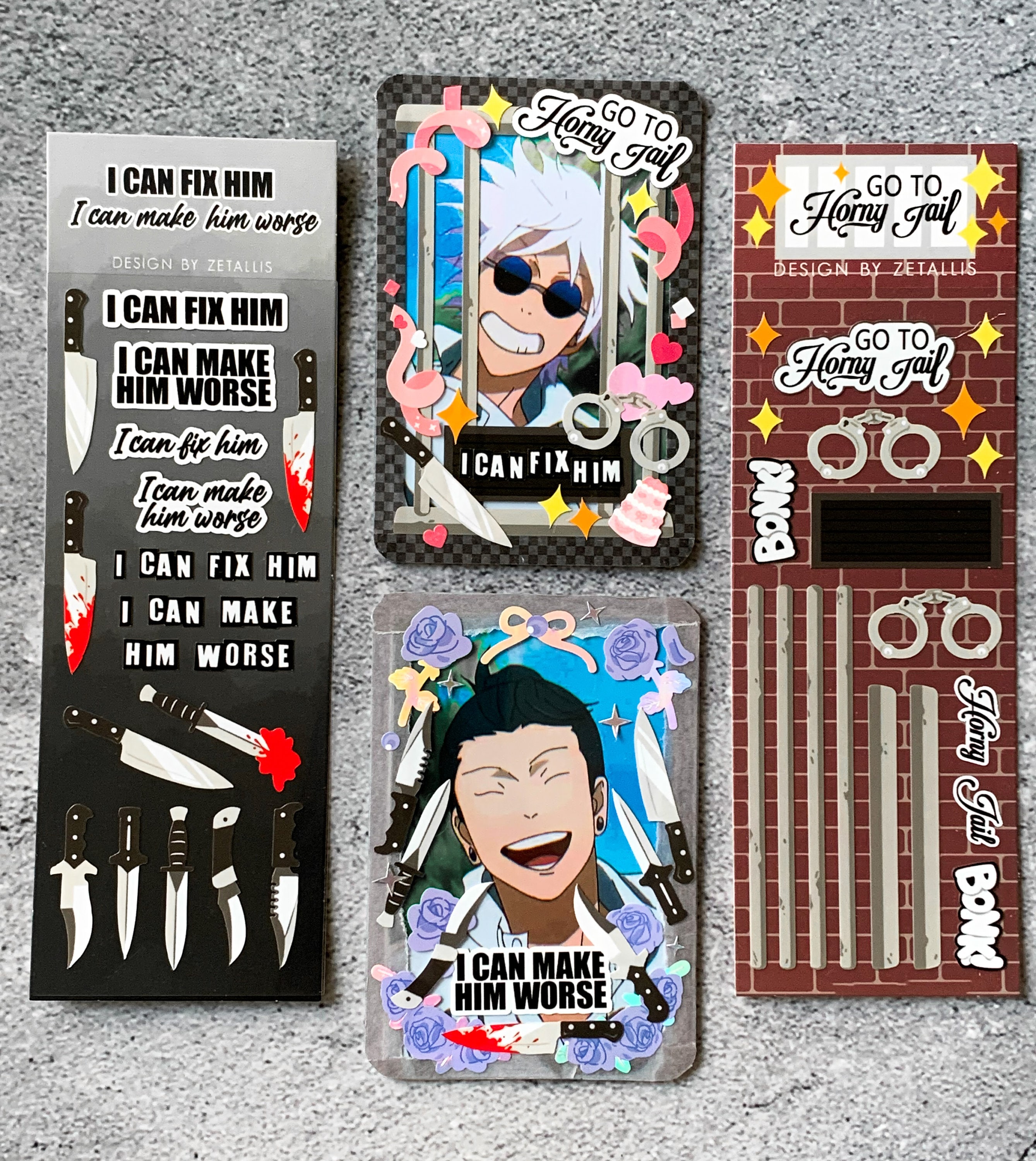 Jail Theme [deco Sticker Sheet] - Etsy
