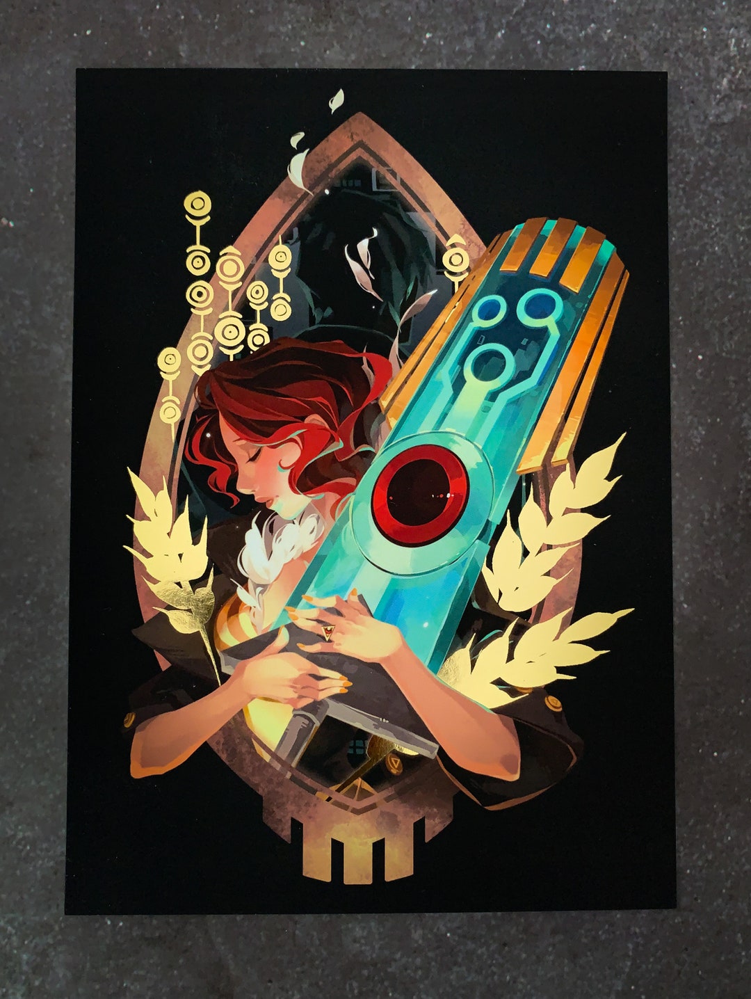 Transistor Print 5 X 7 Gold Foil Transistor Print - Etsy