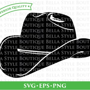 Cowboy Cowgirl Hat svg png eps cut file