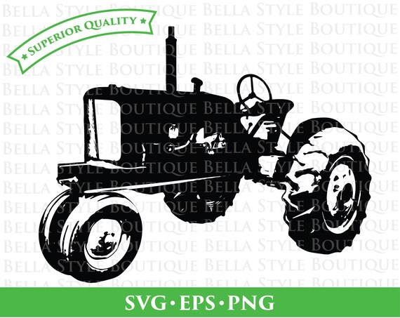 Download Vintage Tractor Svg Png Eps Cut File Etsy