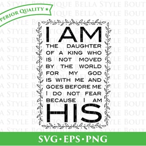 Io sono sua figlia svg png eps file di taglio
