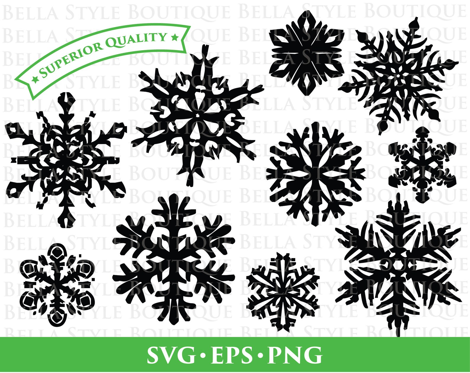 Snowflakes Svg Png Eps Cut File - Etsy