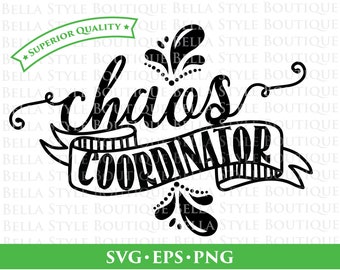 Chaos Coordinator svg png eps cut file