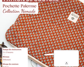 Palermo pouch, sewing pattern