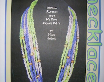 Yarn Necklace - Hand Crocheted
