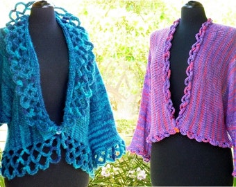 Side To Side Jacket - Machine Knit Pattern
