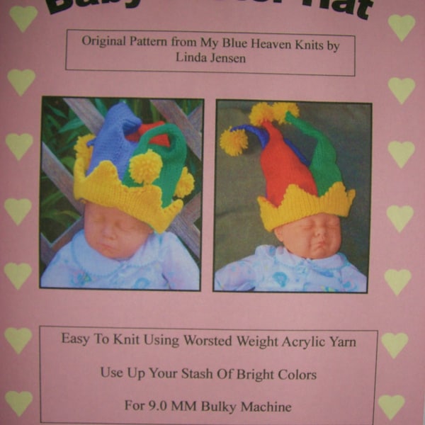 Jester Hat Pattern Etsy