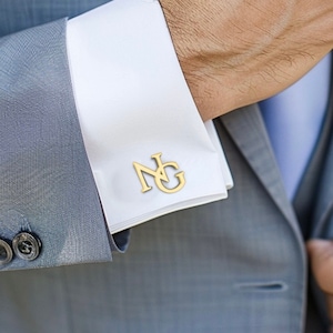 Custom Groomsmen Cufflinks,Initial Cuff Links,Personalized Name Cufflinks,Groomsmen Proposal,Groomsmen Gifts,Wedding Cufflinks,Best Man Gift