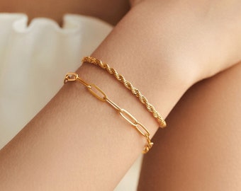 18K Gold Filled Singapore Chain Bracelet,Thin Gold Bracelet,Twisted Chain Bracelet,Simple Gold Bracelet,Everyday Bracelet,Dainty Bracelet