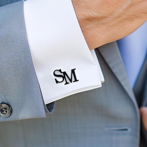 Custom Groomsmen Gifts,Groomsmen Proposal,Personalized Groomsmen Cufflinks,Initial Cuff Links,Name Cufflinks,Wedding Cufflinks,Best Man Gift