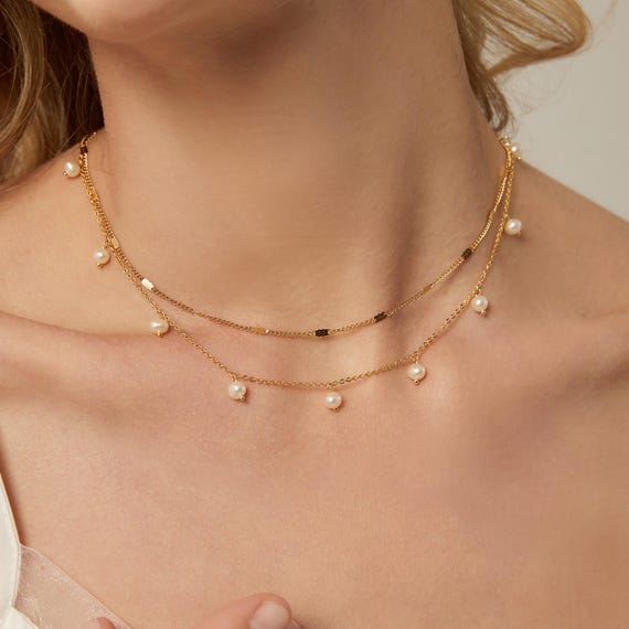 18K Gold Filled Chain Necklace,necklace Chain,curb Chian,box Chain