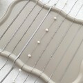 Silver Chain Necklace,Mirror Chain,Paperclip Chian,Box Chain,Figaro Chain,Beaded Chain,Dainty Chain,Gift for Her,Waterproof Chain for Him