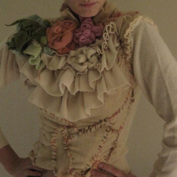 Winter Roses Sweater-SALE