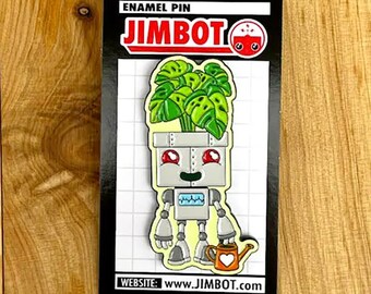 Plantbot - Official JIMBOT Enamel Pin