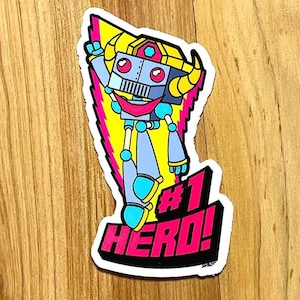 Number 1 Hero - official JIMBOT vinyl sticker