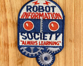 Robot Information Society - Official JIMBOT Iron On Patch