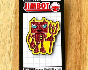 Devilbot - Official JIMBOT Enamel Pin
