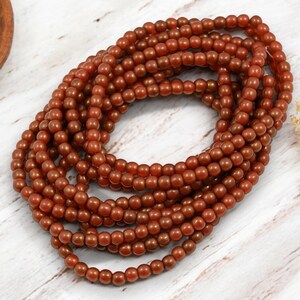 4mm Beads - Czech Glass Beads - Round Beads - Druk Beads - Picasso Beads - 50pcs - (3195)