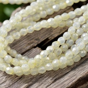 Fire Polished Beads - 4mm Beads - Round Beads - Czech Glass Beads - 4mm Round - Faceted Beads - 50pcs (1520)