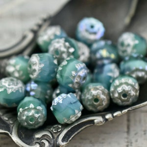 Picasso Beads Cathedral Beads Czech Glass Beads Fire Polish Beads 6mm or 8mm image 3