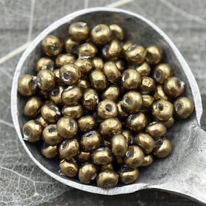 Baroque Pearls Brass Seed Beads 6/0 Seed Beads Spacer Beads Miyuki Beads Pearl Seed Beads 4 Tube 7.6 grams 1949 image 1