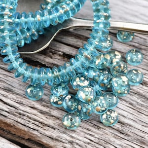 Czech Glass Beads - Glass Spacer Bead - Picasso Beads - Rondelle Beads - 6x2mm - 50pcs - (4570)