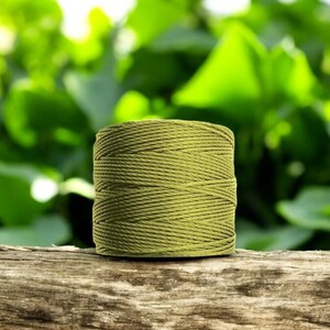 S-Lon Bead Cord - Superlon Bead Cord - Knotting Cord - Macrame Cord -  77 Yard Spool - TEX210 - Chartreuse (2788)