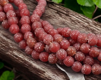 Recycled Glass Beads - Indonesian Glass Beads - Pompeii Beads - Java Beads - 24" Strand - (J15)