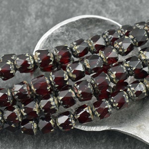 Picasso Beads Cathedral Beads 6mm Beads Czech Glass Beads Fire Polish Beads 25pcs 6mm 858 image 3