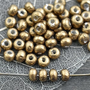 Baroque Pearls Brass Seed Beads 6/0 Seed Beads Spacer Beads Miyuki Beads Pearl Seed Beads 4 Tube 7.6 grams 1949 image 2