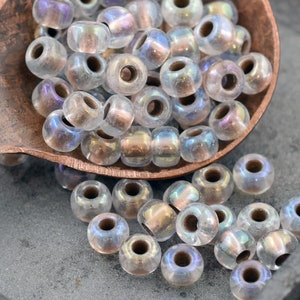 Seed Beads - Size 2 Beads - Czech Glass Beads - 2/0 Beads - 6x4mm - 50 grams (400)