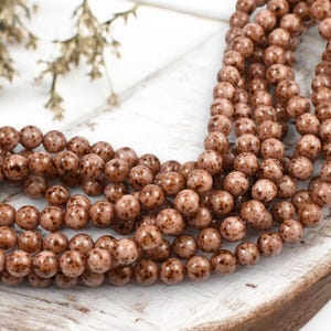 Czech Glass Beads - Druk Beads - Round Beads - Full Strand - 8mm - 25pcs - (1276)