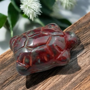 Czech Glass Beads - Turtle Beads - Picasso Beads - Tortoise Beads - 19x14mm - 4pcs - (B411)